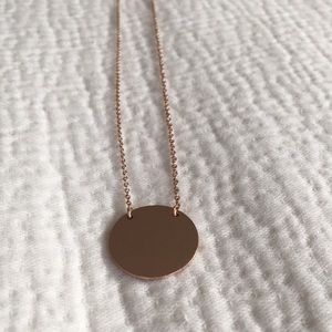 14K Rose Gold plated over Sterling Silver necklace